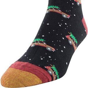 NEW Men's 6 -12.5 Gold Toe Wagoneer Christmas Tree Dress Socks